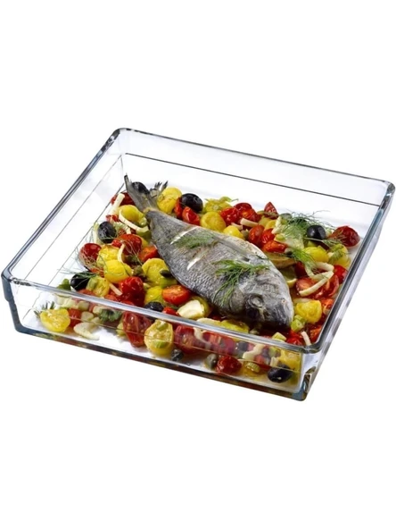 Paşabahçe 59314 Kare Borcam Fırın Tepsisi 29X29 cm 4100 cc ürün görseli 1