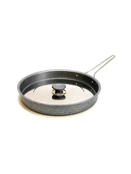 Oms OMS 3222.32 Metal Kapaklı Granit Hamsi Tavası 32x4 cm ürün görseli 1