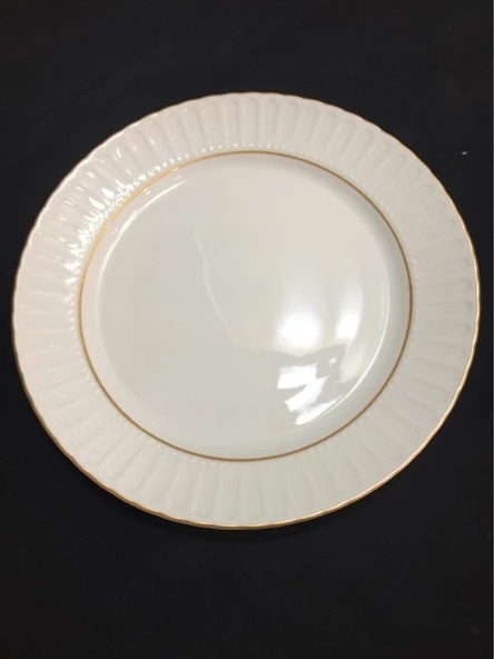 Güral Porselen SF25DU Mat Sedef Düz Yemek Tabağı 25 Cm 6 Lı ürün görseli 1