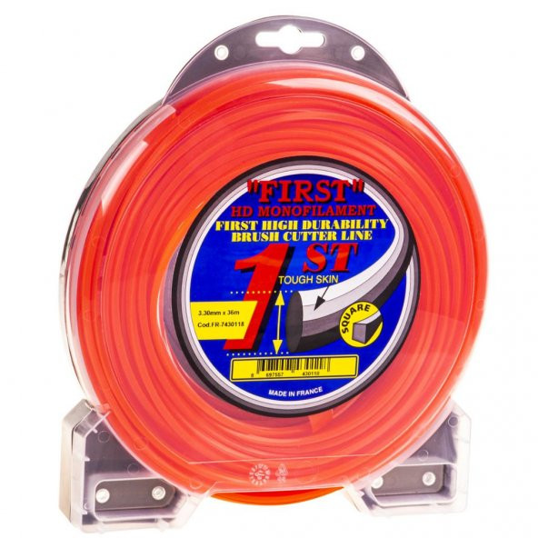 First 7430118 3.3MM 36M Turuncu 4 Köşe Misina ürün görseli 1