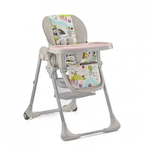 Kinderkraft Tastee Mama Sandalyesi Pembe - Resim 5