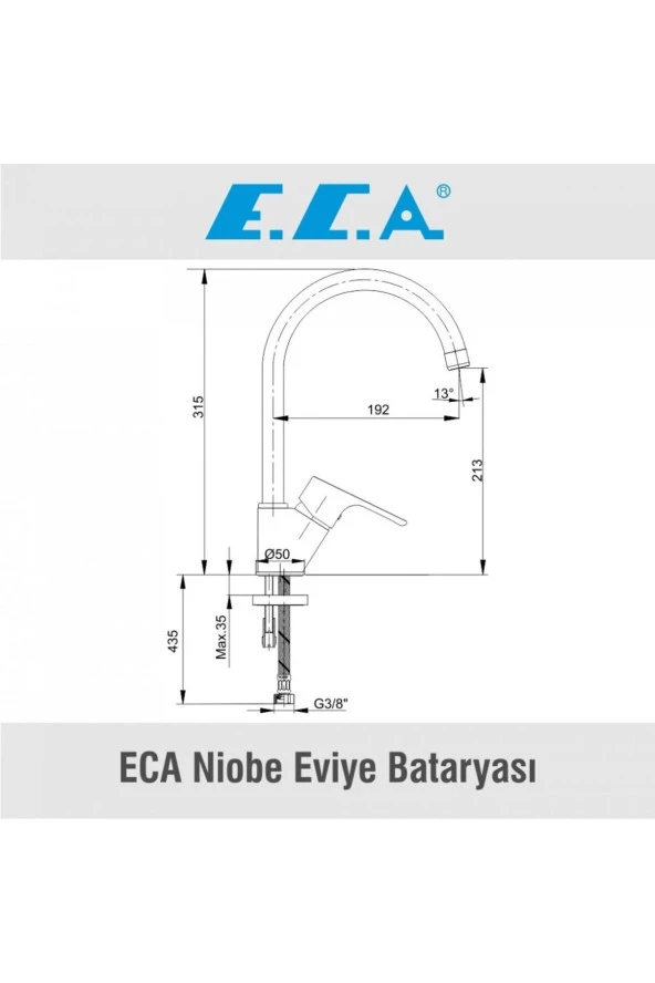 E.C.A. 102118098 Niobe Mutfak Bataryası - Resim 3
