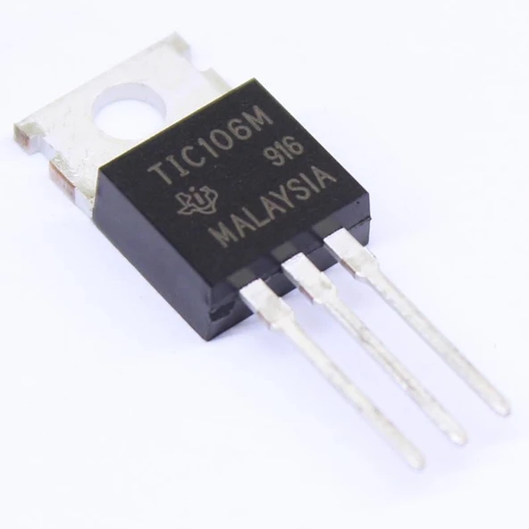 TIC 106M-TO220 Entegre Devre Transistör - Resim 3