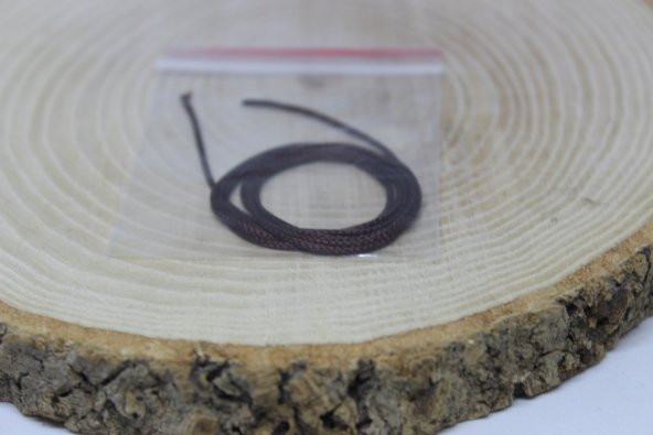 Paraşüt İpi Kahverengi 0.8mm / 1 metre (0.8mm ve üzeri taşlar için) ürün görseli 1