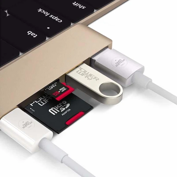 POWERWAY 8 GB METAL USB 2.0 FLASH BELLEK - Resim 3