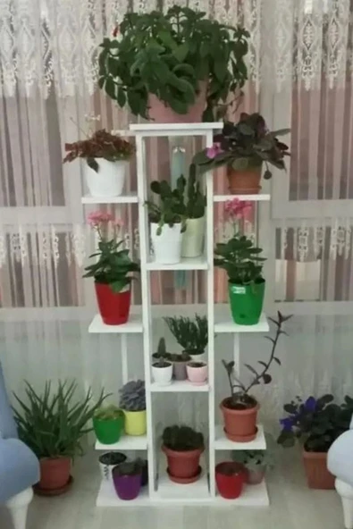 adımshops Adm Metal Gövdeli Çiçeklik,dekoratif Raf 64897429 ürün görseli 1