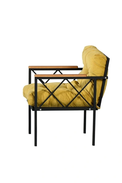 adımshops Balkon-bahçe-ofis-kafe Çay Seti Koltuk Oturma Takımı-oturma Grubu Miami Tekli ürün görseli 1