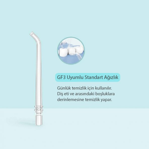 GF3 Ağız Duşu Başlığı 2li (Standart) - Resim 3