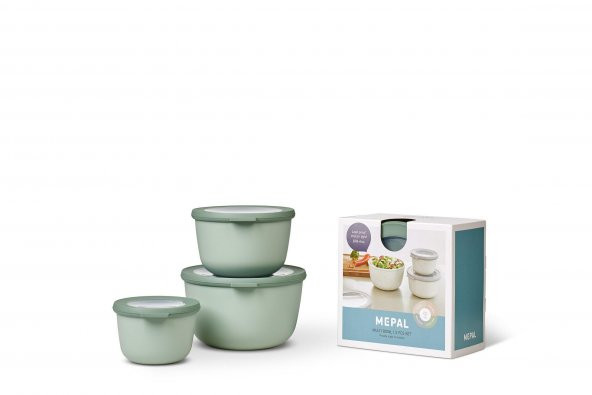 Mepal Set Cirqula Round 3 Saklama Kabı ürün görseli 1