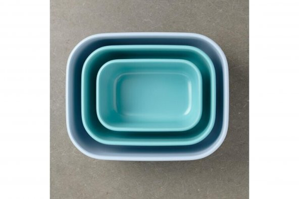 Mepal Multi Bowl Cirqula Rectangular Saklama Kabı 1500 Ml - Resim 6