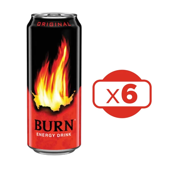 Burn Enerji İçeceği 500 ml 6 lı ürün görseli 1