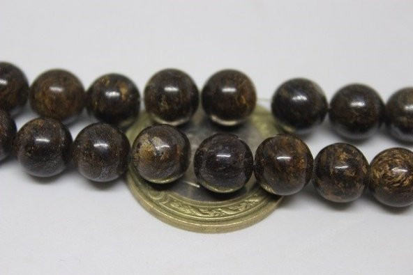 Bronzit Taşı 8mm/adet ürün görseli 1