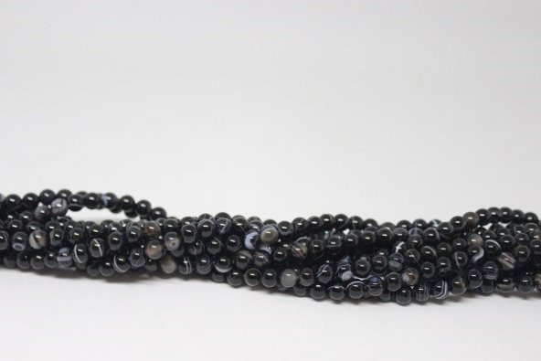Akik Taşı 6mm/adet (17309-1) - Resim 3