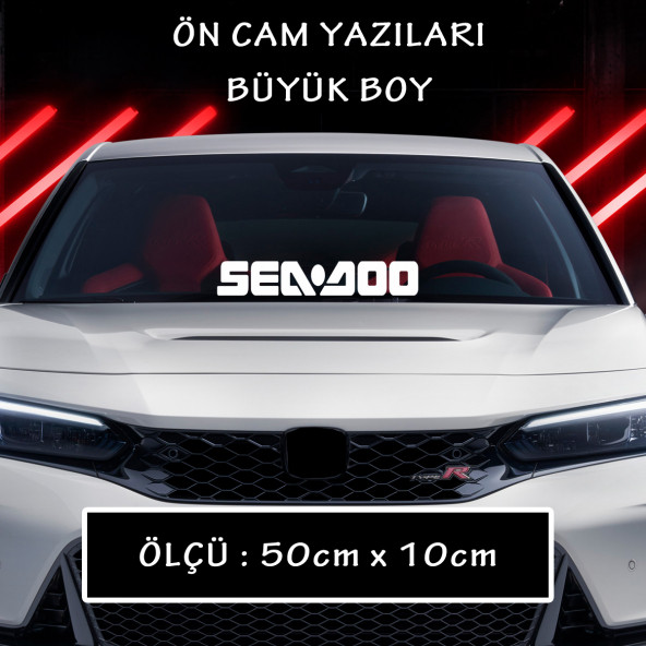 ön arka cam yazısı - araba motosikler atv kamyon kamyonet cam uyumlu ürün görseli 1