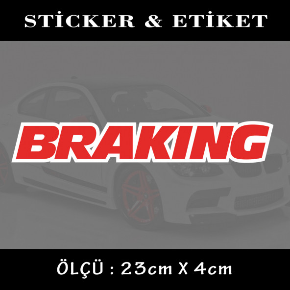 yazı sticker -  2 adet oto sticker yapıştırma etiket - araba motosiklet dolap kamyon atv uyumlu ürün görseli 1