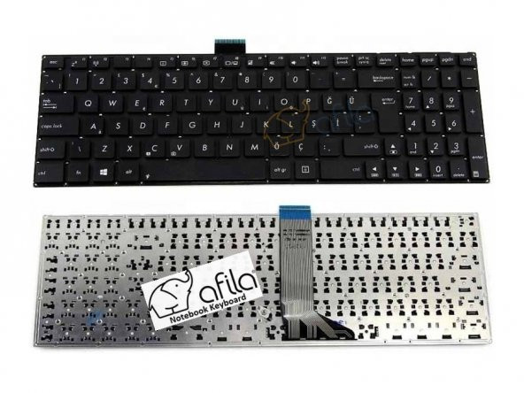 Asus K501Ux-Ah71 K501Lx-Nh52 Notebook Klavyesi - Siyah - TR ürün görseli 1