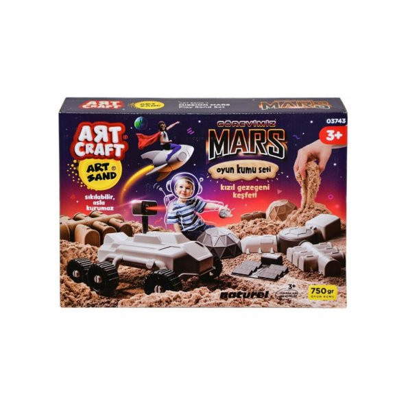 Art Craft Görevimiz Mars Kum Seti 750 Gr ürün görseli 1