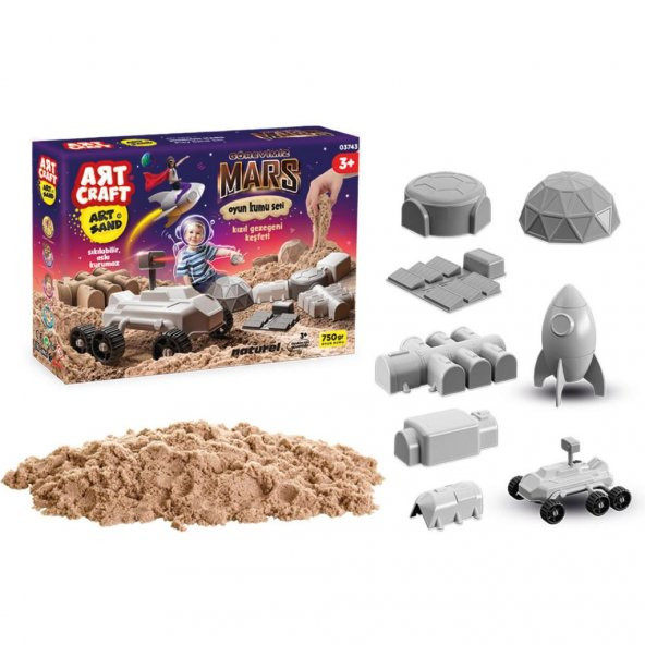 Art Craft Görevimiz Mars Kum Seti 750 Gr - Resim 2
