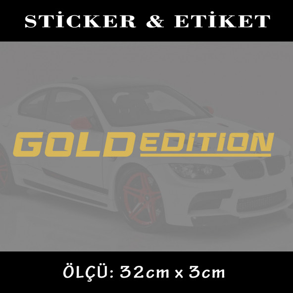 edition sticker- oto sticker yapıştırma etiket - araba motosiklet dolap kamyon atv uyumlu ürün görseli 1