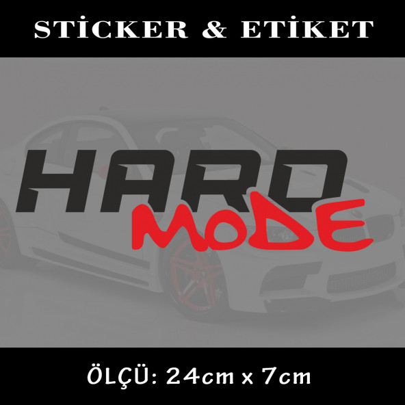 hard sticker- oto sticker  2 ADET yapıştırma etiket - araba motosiklet dolap kamyon atv uyumlu ürün görseli 1