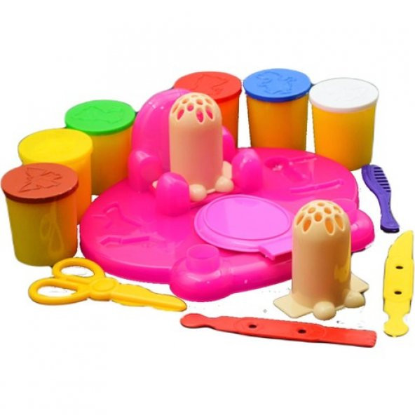 Bu-Bu Oyun Hamuru Seti Kuaför (L) BUBU-OH0014 ürün görseli 1