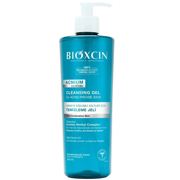 Bioxcin Acnium Sebum Dengeleyici Yüz Yıkama Jeli 500 ml ürün görseli 1