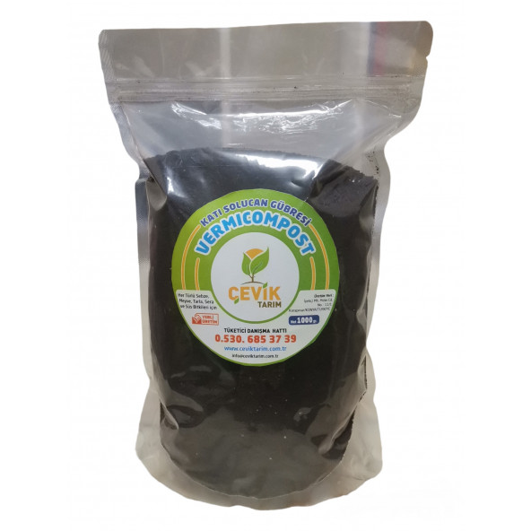 Çevik Tarım Solucan Gübresi 1kg 100%100 Organik ürün görseli 1