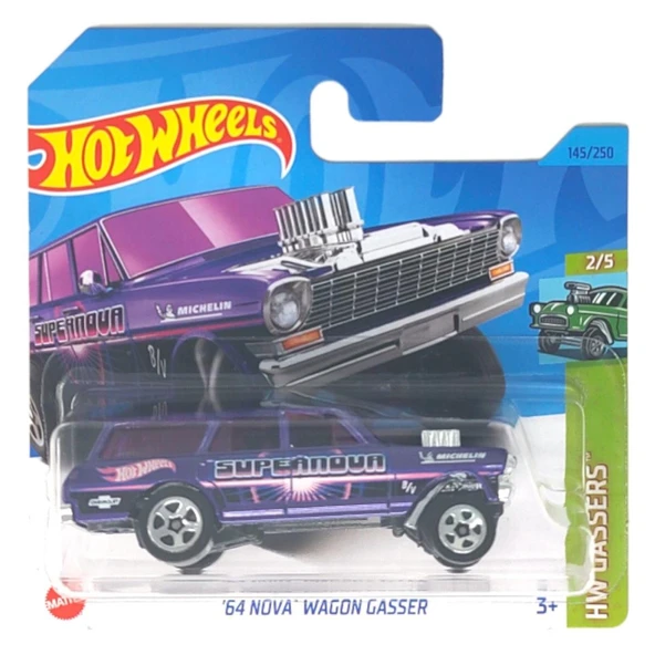Hot Wheels Tekli Arabalar '64 Nova Wagon Gasser HKH63 ürün görseli 1
