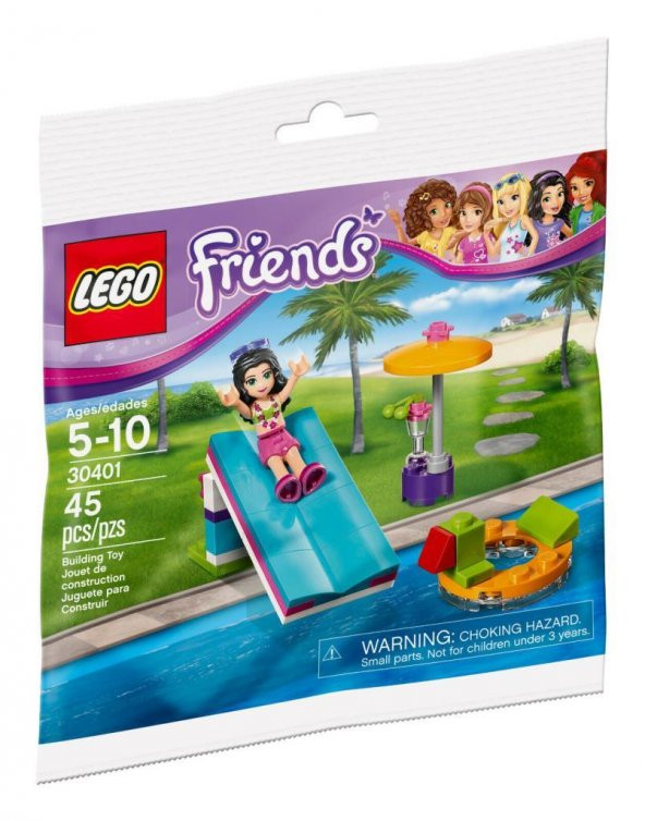 LEGO Friends 30401 Pool Foam Slide ürün görseli 1