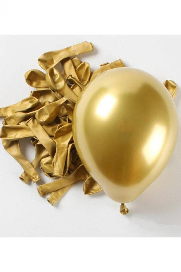 Beysüs Krom Balon Gold 12 İnç 5 li ürün görseli 1