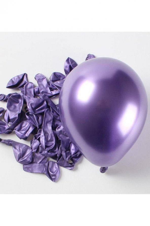 Beysüs Krom Balon Mor 12 İnç 5 li ürün görseli 1