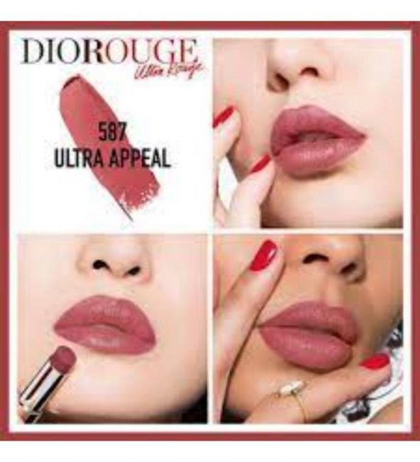 Christian Dior Ruj 587 Ultra Appeal ürün görseli 1