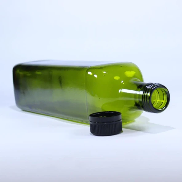 Zeytinyağı Şişesi Yağdanlık Sosluk Sirkelik 750 ml Koyu Yeşil Marasca ürün görseli 1