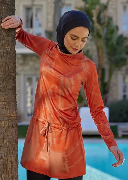 Mayovera Batik Tarçın Tek Üst Mayo ürün görseli 1