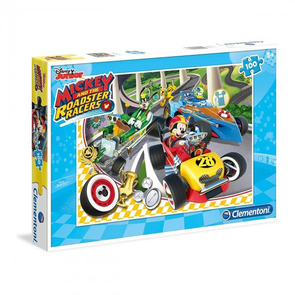 Clementoni 100 Parçalı Disney Mickey Mouse Yapboz Miki Fare Puzzle Clementoni 5 Yaş ve Üzeri Çocuk Yapbozları Serisi ürün görseli 1