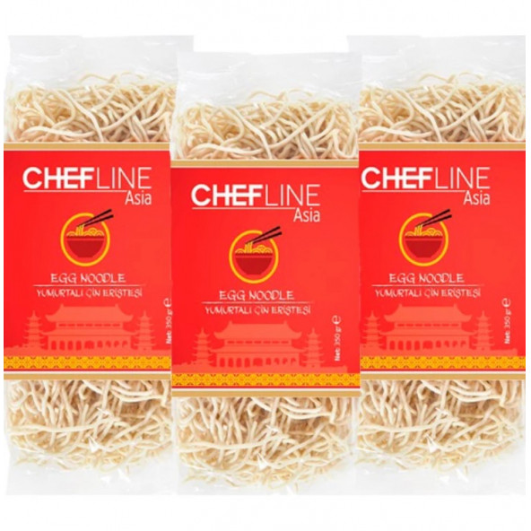 Yumurtalı Çin Eriştesi Egg Noodle 350 Gr X 3 Adet ürün görseli 1