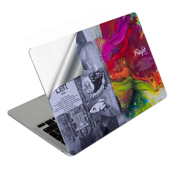 Macbook Air M1 Kılıf BrainNL Yapıştırma Laptop Sticker Koruyucu Kaplama A2337 ile Uyumlu ürün görseli 1