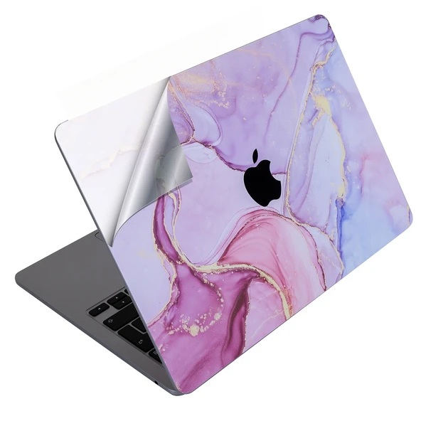 Macbook Air 13.6 Kılıf M2 M3 M4 M5 Yapıştırma Sticker Kaplama Koruyucu A2681 A3113 A3240 A3449 ürün görseli 1