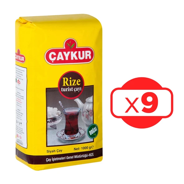 Çaykur Rize Turist Çay 1000 G x 9 Adet ürün görseli 1