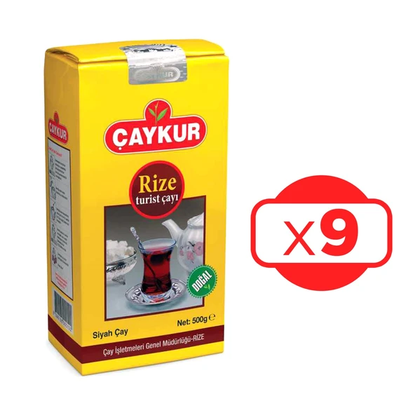 Çaykur Rize Turist Çay 500 G x 9 Adet ürün görseli 1