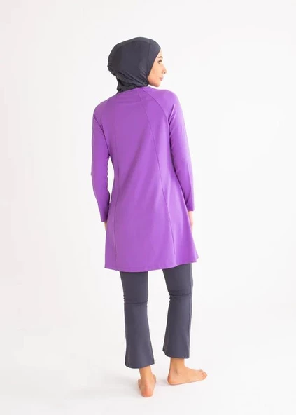 Mayovera Antrasit Lycra Tek Alt Pantalon - Resim 3