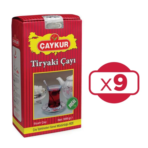 Çaykur Tiryaki Çayı 1000 G x 9 Adet ürün görseli 1