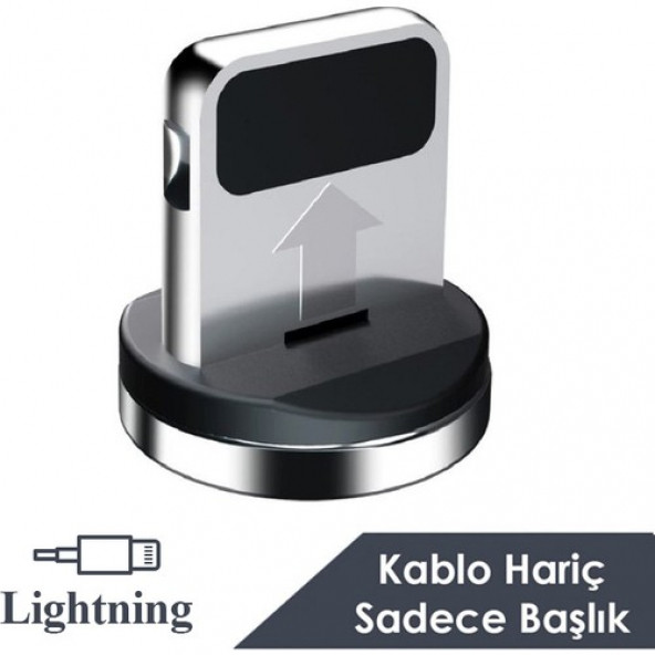Zuidid Manyetik Şarj Kablosu Ucu  Lightning ürün görseli 1