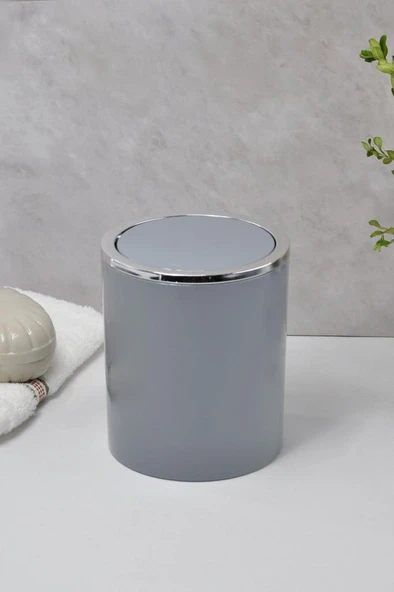 Gri, Çöp Kovası 2 Litre - İnca Model ürün görseli 1