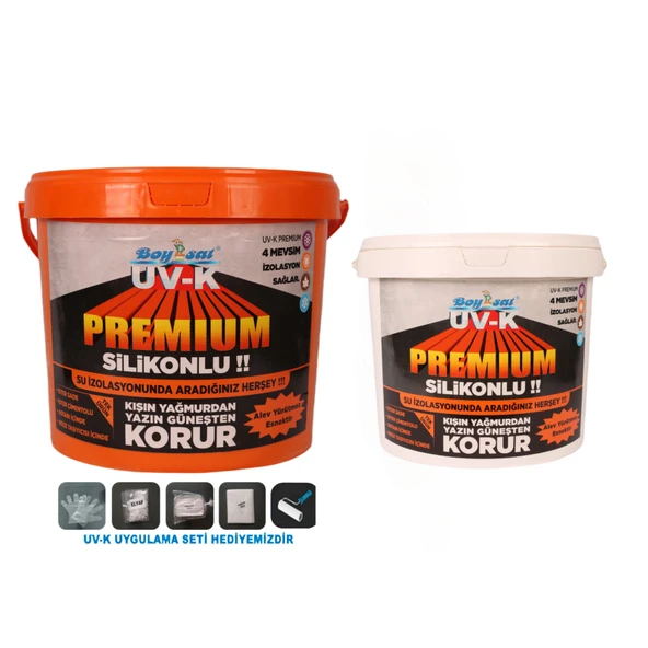 Uv-K Premium Silikonlu Su İzolasyon Boyası 18 Kg Özel Fırsat Paketi ürün görseli 1