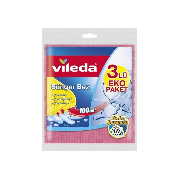 VİLEDA SÜNGER BEZ 2+1 ürün görseli 1