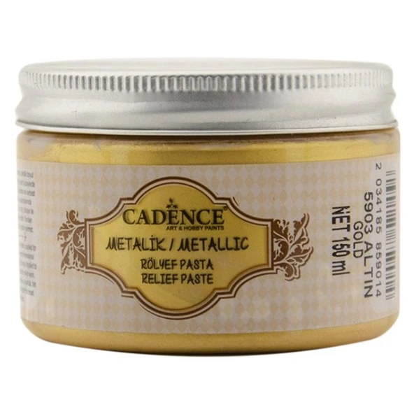 METALİK RÖLYEF PASTA 5903 ALTIN 150ML ürün görseli 1