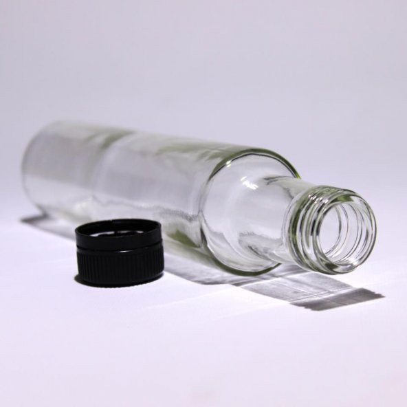 Zeytinyağı Şişesi Yağdanlık Sosluk Sirkelik 250 ml Şeffaf Dorica ürün görseli 1