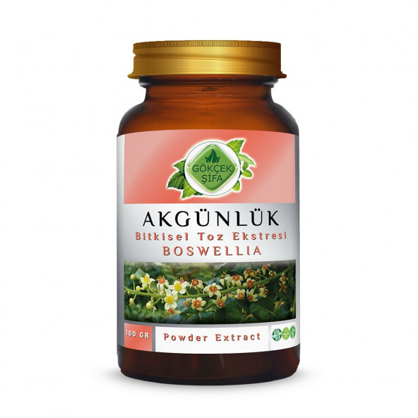 Akgünlük Toz Ekstresi (Boswellia Serrata)100 gr. Cam Kavanoz ürün görseli 1