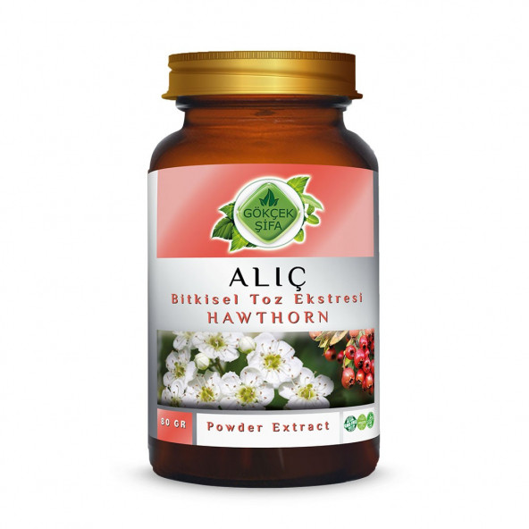 Alıç Toz Ekstresi (Crataegus Monogyna)80 gr. Cam Kavanoz ürün görseli 1